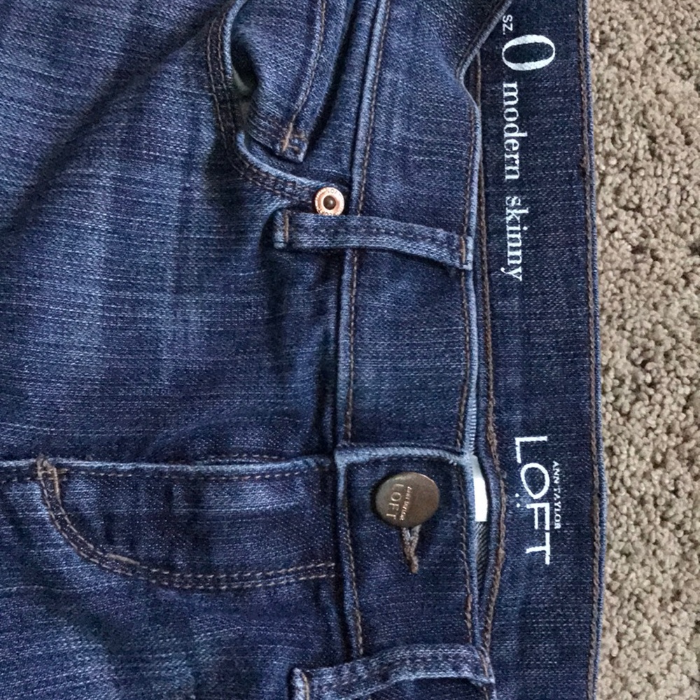 ANN TAYLOR LOFT skinny jeans